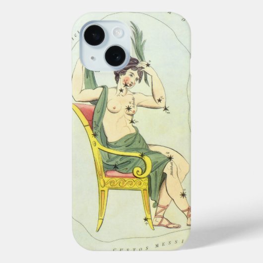 ウラニアの鏡、ヴィンテージ天文学 天体地図 Case-Mate iPhoneケース (裏面)