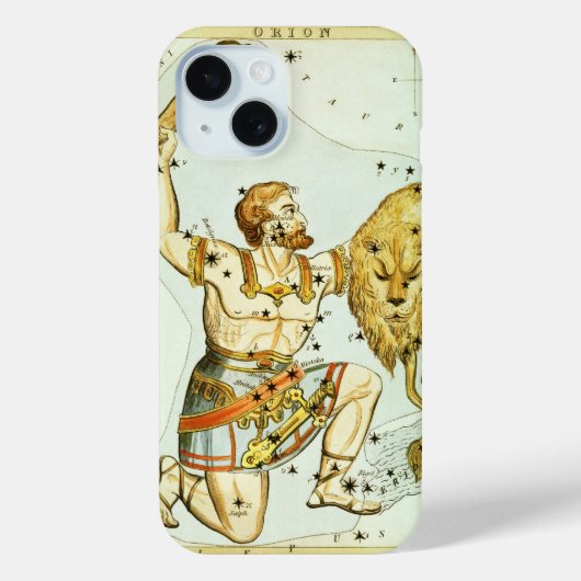 ウラニアの鏡、ヴィンテージ天文学 天体地図 Case-Mate iPhoneケース (裏面)