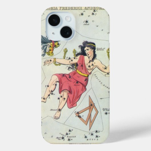 ウラニアの鏡、ヴィンテージ天文学 天体地図 Case-Mate iPhoneケース (裏面)