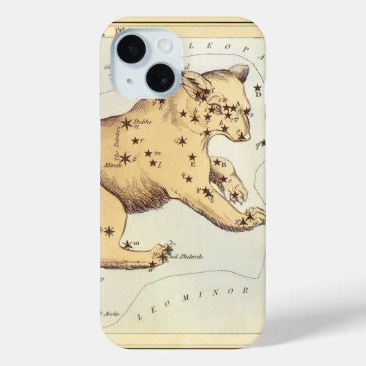 ウラニアの鏡、ヴィンテージ天文学 天体地図 Case-Mate iPhoneケース (裏面)