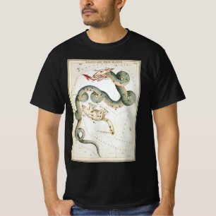 ウラニアの鏡、ヴィンテージ天文学 天体地図 Tシャツ