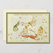 ウラニア鏡ヴィンテージ天文学の天球図 (正面/裏面)