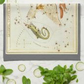 ウラニア鏡ヴィンテージ天文学の天球図 キッチンタオル (折り畳み)