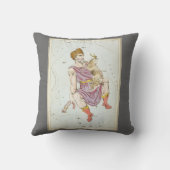 ウラニア鏡ヴィンテージ天文学の天球図 クッション (裏面)