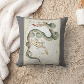 ウラニア鏡ヴィンテージ天文学の天球図 クッション (ブランケット)