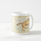 ウラニア鏡ヴィンテージ天文学の天球図 コーヒーマグカップ (正面右)