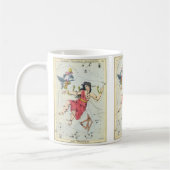 ウラニア鏡ヴィンテージ天文学の天球図 コーヒーマグカップ (左)