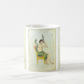 ウラニア鏡ヴィンテージ天文学の天球図 コーヒーマグカップ (中央)