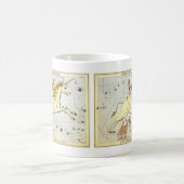 ウラニア鏡ヴィンテージ天文学の天球図 コーヒーマグカップ (中央)