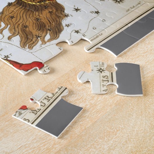 ウラニア鏡ヴィンテージ天文学の天球図 ジグソーパズル (側面)