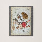 ウラニア鏡ヴィンテージ天文学の天球図 ジグソーパズル (縦)