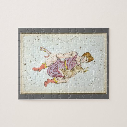 ウラニア鏡ヴィンテージ天文学の天球図 ジグソーパズル (横)