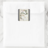 ウラニア鏡ヴィンテージ天文学の天球図 スクエアシール (バッグ)