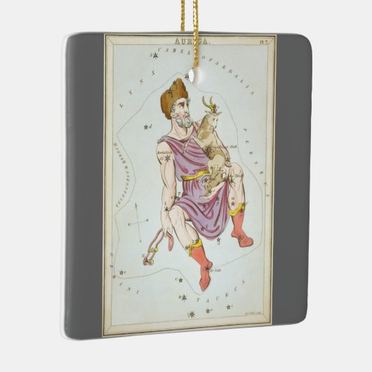 ウラニア鏡ヴィンテージ天文学の天球図 セラミックオーナメント (右)