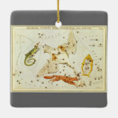 ウラニア鏡ヴィンテージ天文学の天球図 セラミックオーナメント (裏面)