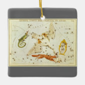 ウラニア鏡ヴィンテージ天文学の天球図 セラミックオーナメント (正面)