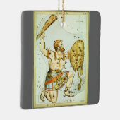 ウラニア鏡ヴィンテージ天文学の天球図 セラミックオーナメント (右)