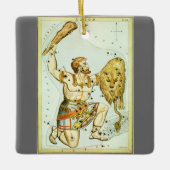 ウラニア鏡ヴィンテージ天文学の天球図 セラミックオーナメント (正面)