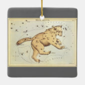 ウラニア鏡ヴィンテージ天文学の天球図 セラミックオーナメント (裏面)