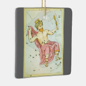 ウラニア鏡ヴィンテージ天文学の天球図 セラミックオーナメント (右)
