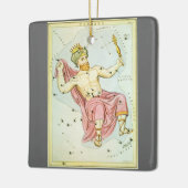 ウラニア鏡ヴィンテージ天文学の天球図 セラミックオーナメント (左)