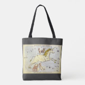 ウラニア鏡ヴィンテージ天文学の天球図 トートバッグ (裏面)