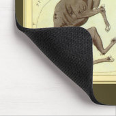 ウラニア鏡ヴィンテージ天文学の天球図 マウスパッド (コーナー)