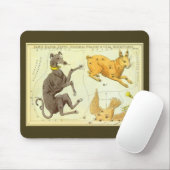 ウラニア鏡ヴィンテージ天文学の天球図 マウスパッド (マウス)