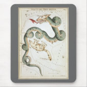 ウラニア鏡ヴィンテージ天文学の天球図 マウスパッド (正面)