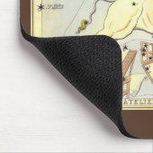 ウラニア鏡ヴィンテージ天文学の天球図 マウスパッド (コーナー)