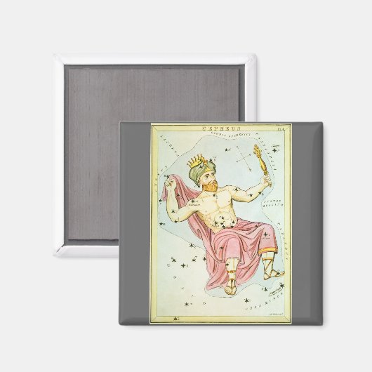 ウラニア鏡ヴィンテージ天文学の天球図 マグネット (正面/裏面)