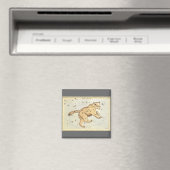 ウラニア鏡ヴィンテージ天文学の天球図 マグネット (インサイチュ (食洗機))