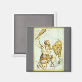 ウラニア鏡ヴィンテージ天文学の天球図 マグネット (正面/裏面)