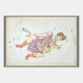 ウラニア鏡ヴィンテージ天文学の天球図 ラッピングペーパーシート (正面3)