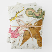 ウラニア鏡ヴィンテージ天文学の天球図 ラッピングペーパーシート (インサイチュ)