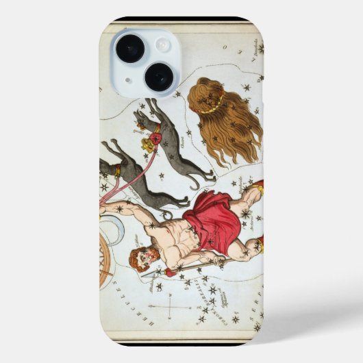 ウラニア鏡ヴィンテージ天文学の天球図 Case-Mate iPhoneケース (裏面)