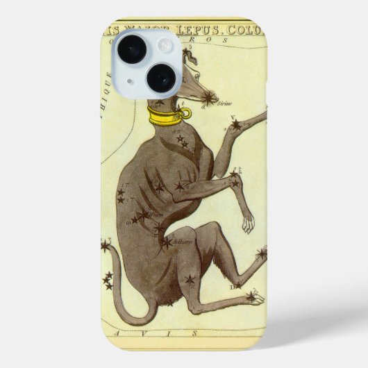 ウラニア鏡ヴィンテージ天文学の天球図 Case-Mate iPhoneケース (裏面)