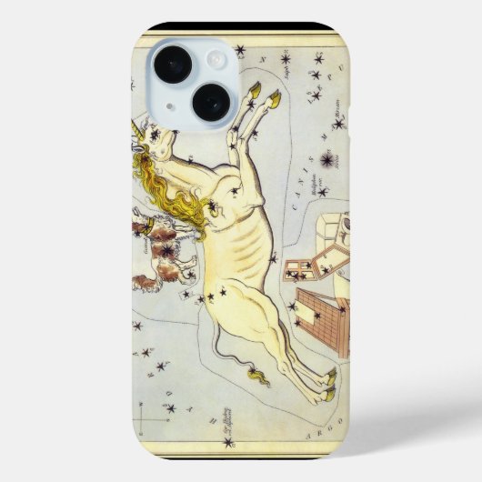ウラニア鏡ヴィンテージ天文学の天球図 Case-Mate iPhoneケース (裏面)