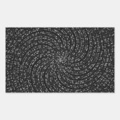 ウラム緩和曲線 長方形シール (正面)