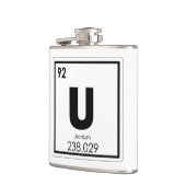 ウラン化学元素記号化学式 フラスク (左)