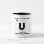 ウラン化学元素記号化学式 マグカップ<br><div class="desc">ウラン化学元素記号化学式ギーク科学原子</div>