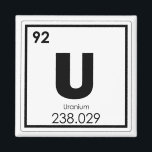 ウラン化学元素記号化学式 マグネット<br><div class="desc">ウラン化学元素記号化学式ギーク科学原子</div>