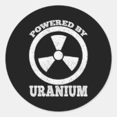 ウラン原子力技術者によって動く ラウンドシール (正面)