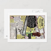 ウラン探知器広告 ポストカード (正面/裏面)