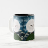 ウリお洒落ー間抜けすごいの羊 ツートーンマグカップ (正面左)