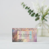 ウリカバラグリッターハロービジネスカード 名刺 (スタンド正面)