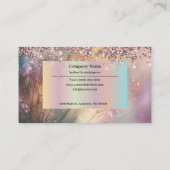 ウリカバラグリッターハロービジネスカード 名刺 (裏面)