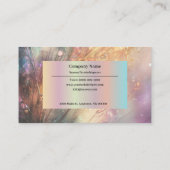 ウリカバラグリッターハロービジネスカード 名刺 (裏面)