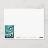 ウリシタルエイリアンマーメイド妖精ドラゴンハガキ ポストカード (裏面)