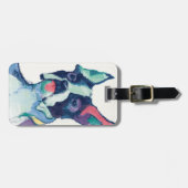 ウリッセースの水彩画のパステル ラゲッジタグ (正面横)